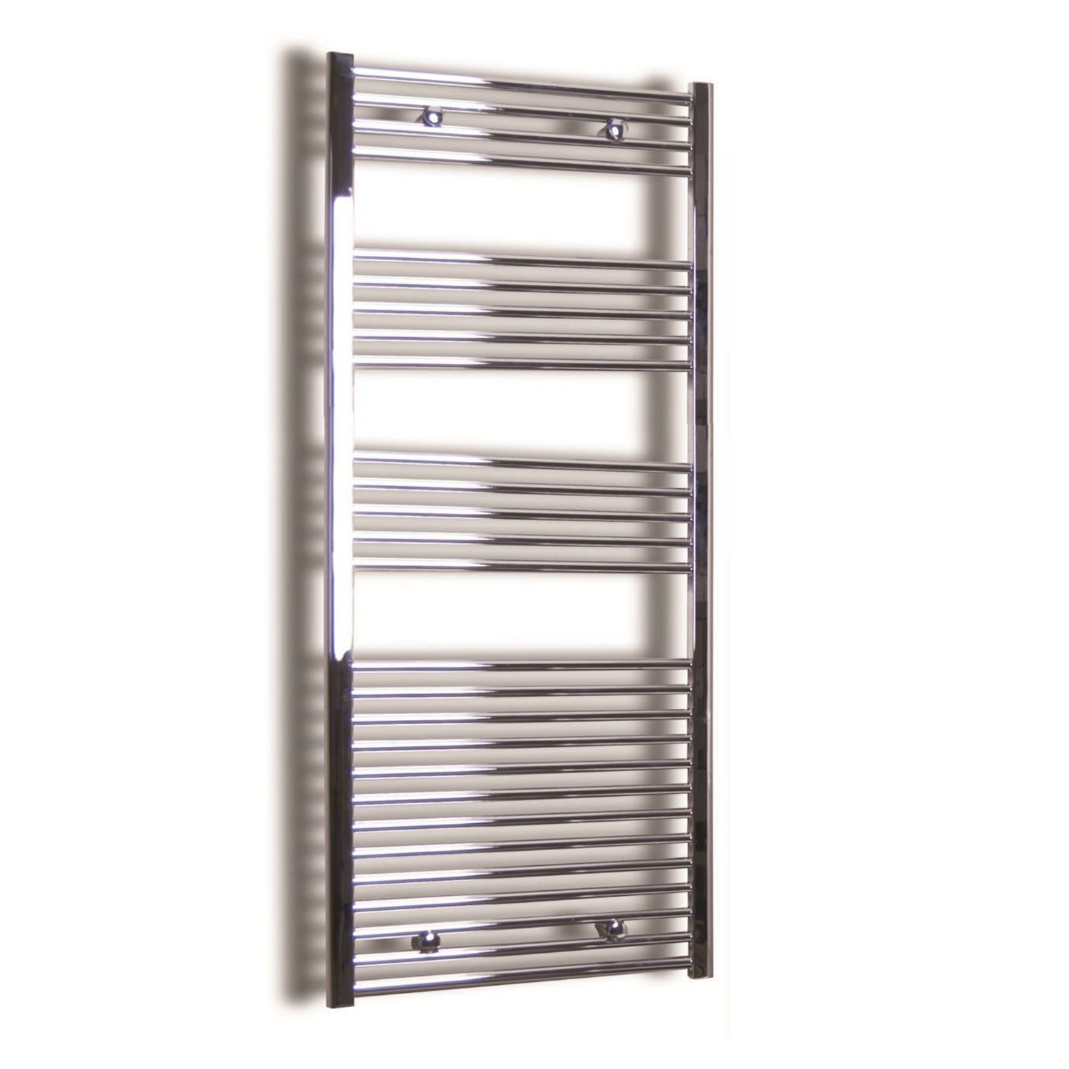 Elektrische Design Radiator Sanicare Plug & Play 172x45 cm Chroom 920 Watt Met Chroom Thermostaat Links Sanicare