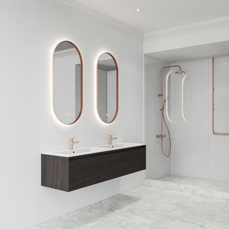 Spiegel Boss & Wessing Thyreos Ovaal LED met Spiegelverwarming (Alle kleuren & Maten)