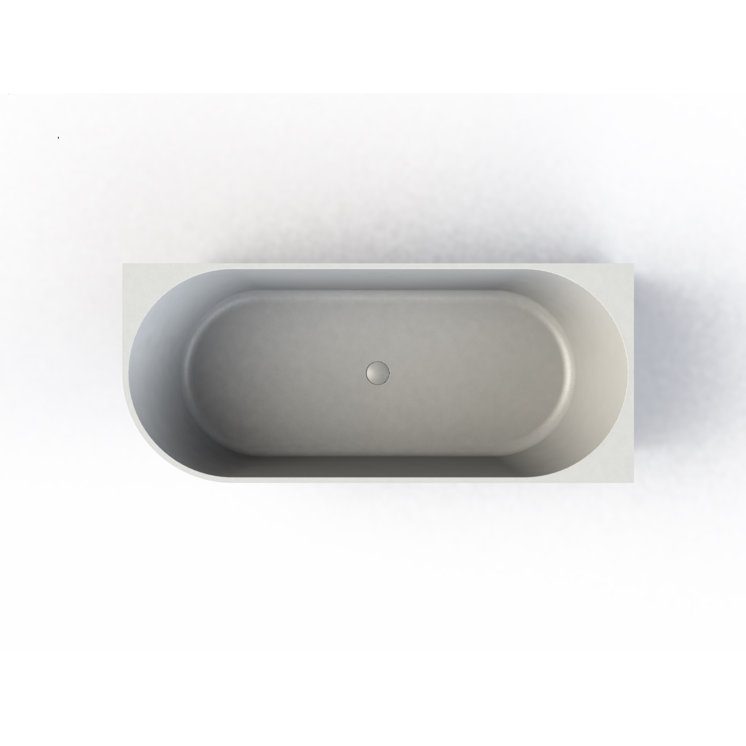 Ligbad Arqua Pinto Muurbad 160*70 cm Rechts Mat Wit Arcqua