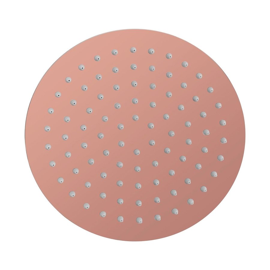 Hoofddouche BWS Colorato Rond 30 cm Geborsteld Koper