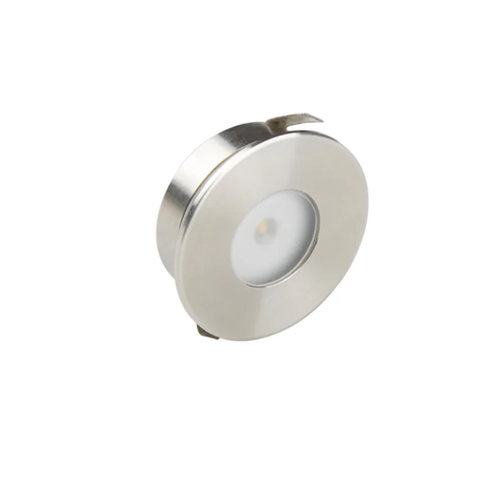 Inbouw Led-Spot Bellezza Bagno Roan IP65 3000 Kelvin 4x1,3 cm LED Gesatineerd Rvs 