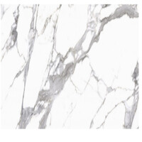 Vloer- en Wandtegel Cerrad Calacatta 120x280 cm Gerectificeerd Marmerlook Gepolijst Calacatta White (Prijs per m2)