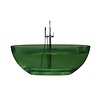Best Design Vrijstaand Ligbad Best Design 170x78x56 cm Resin Transparant Emerald Groen