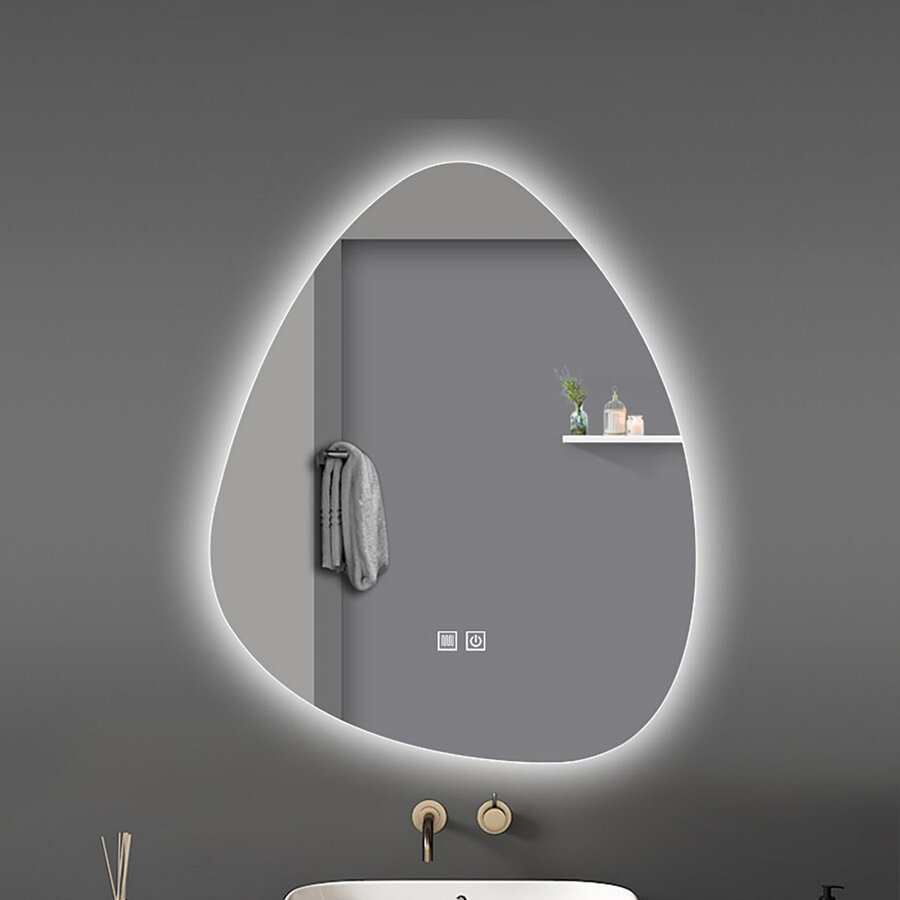 Ovale LED Spiegel Aquasplash Orr 100x60 cm Met Anticondens