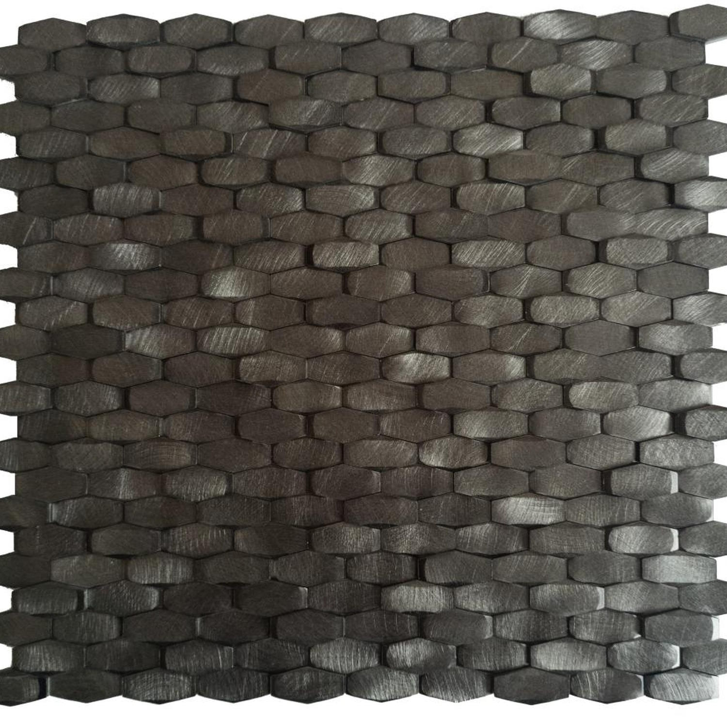 Mozaiek Tegels Dune Halley Hexagon 28.4x30 cm Gunmetal Dune