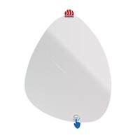 Ovale LED Spiegel Aquasplash Colorato 80x60 cm Met Anticondens