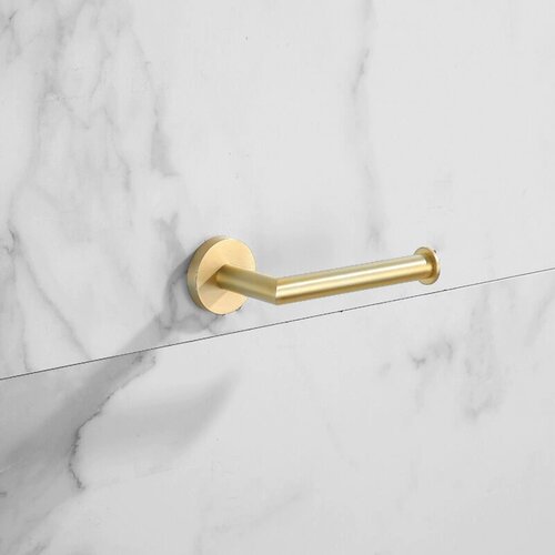 Toiletrolhouder Aquasplash Brass Geborsteld Mat Goud 