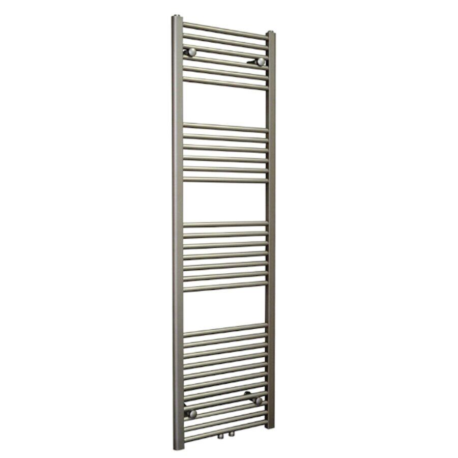 Radiator Sanicare Denso Met Wifi 172 x 60 cm Inox-Look Met Thermostaat Zwart