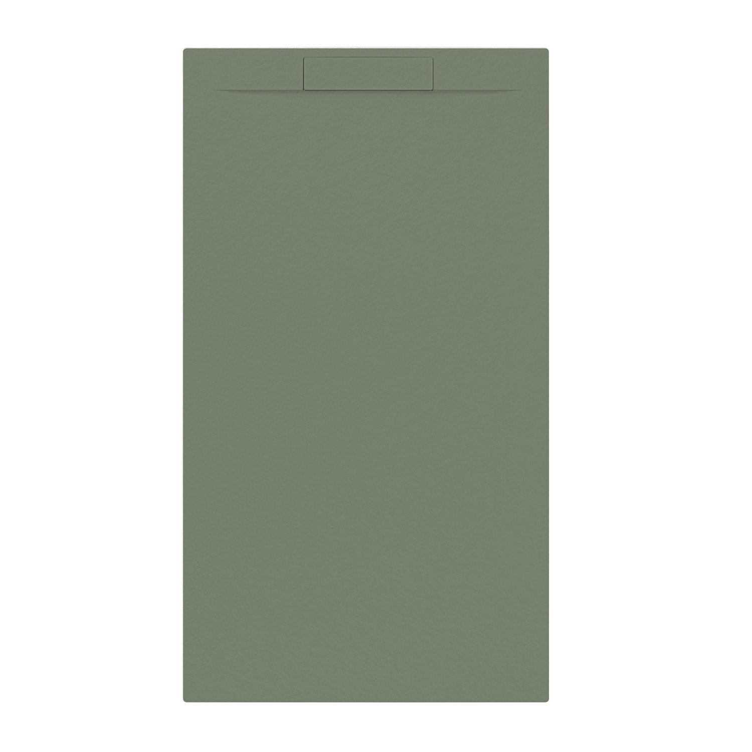 Douchebak + Sifon Allibert Rectangle 160x90 cm Eucalyptus Groen Allibert