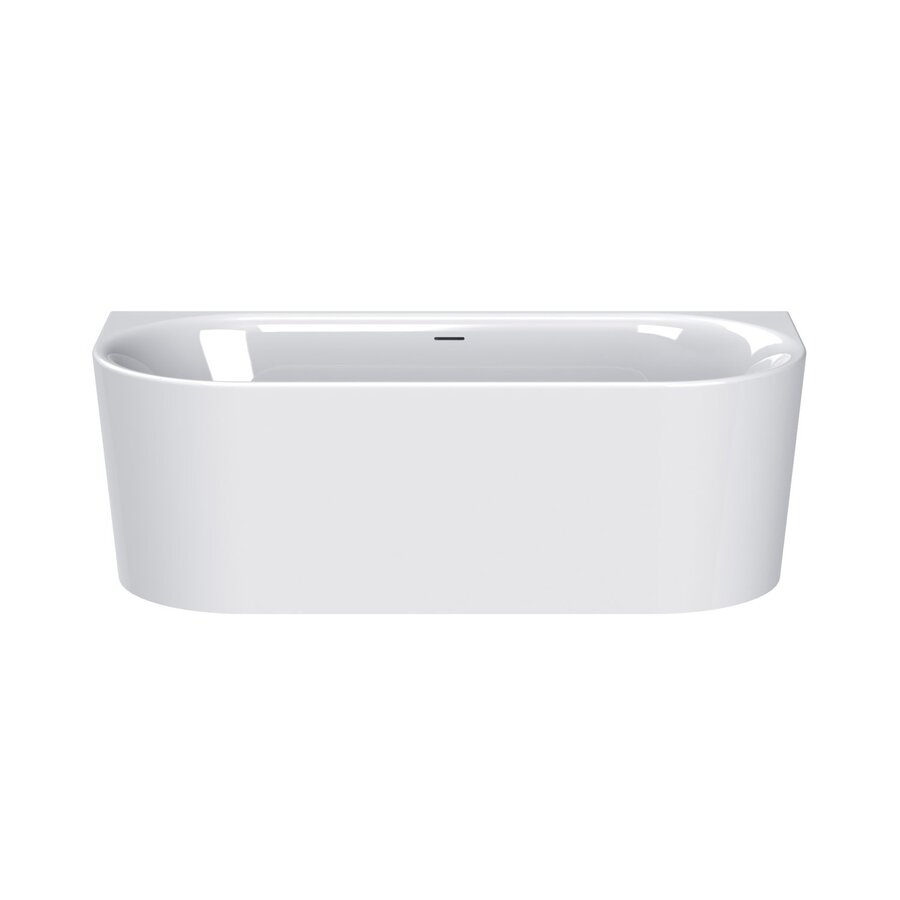 Ligbad Back To Wall Plieger Kansas 155x80x60 Cm Glanzend Wit