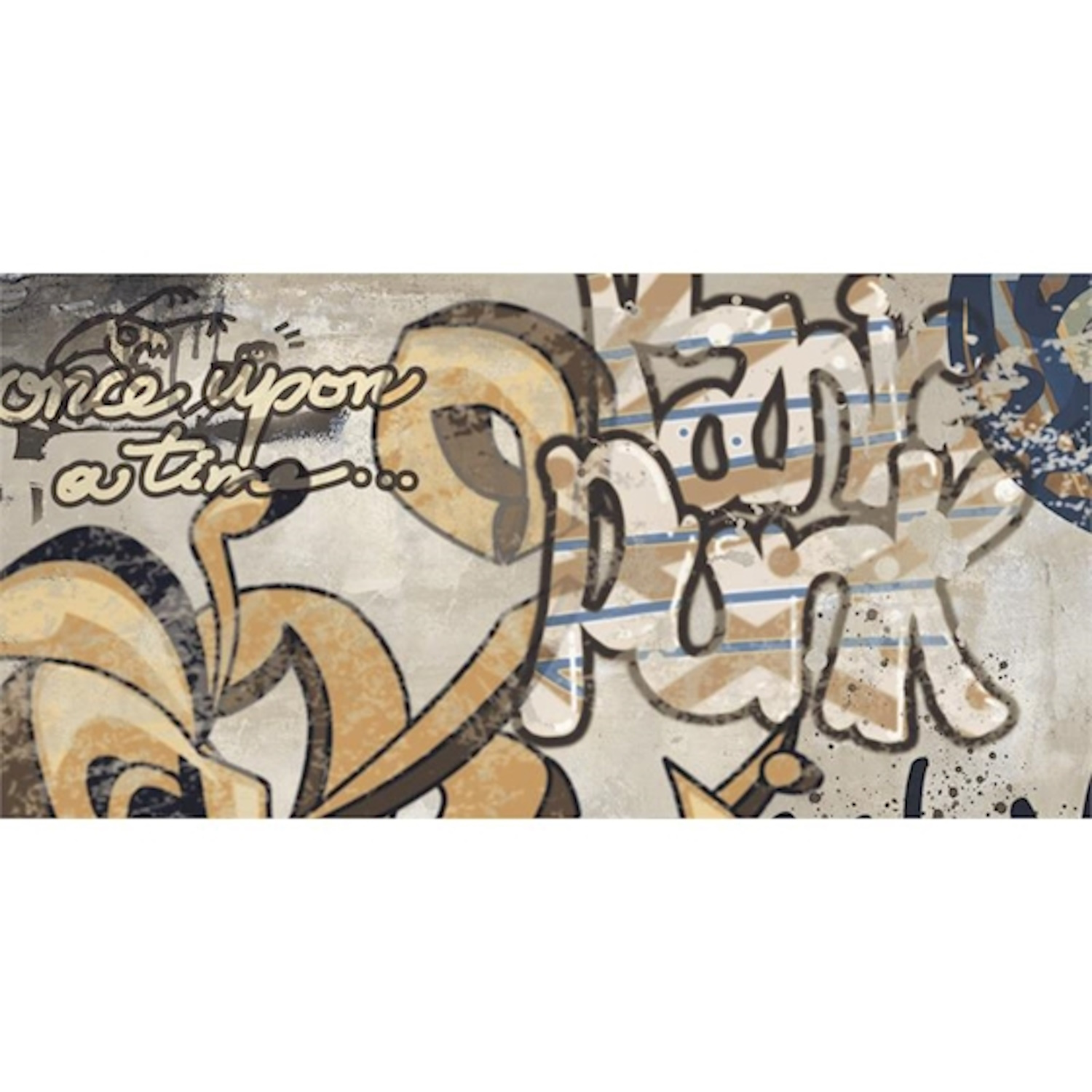 Wandtegels Energieker City Plaster Graffiti 60x120 cm Mat Beige Energieker