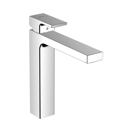 Wastafelmengkraan HansGrohe Vernis Shape Eengreeps 230 Zinc Met Trekwaste Chroom 