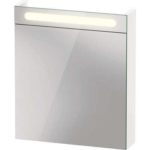 Spiegelkast Duravit No.1 Met 1 Deur Met LED Verlichting 60x14.8x70cm Links Wit 