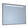 Sanicare Spiegel Sanicare Q-Mirrors 60x70 cm Vierkant Met Aan De Bovenkant LED Warm White, Omlijsting Aluminium incl. ophangmateriaal Met Afstandsbediening