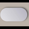 Sanicare Spiegel Sanicare Q-Mirrors 120x70 cm Ovaal/Rond Met Rondom LED Warm White  incl. ophangmateriaal Met Sensor