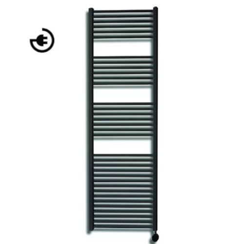 Radiator Sanicare Snode Met Wifi 172 x 60 cm Mat Zwart Met Thermostaat Chroom 