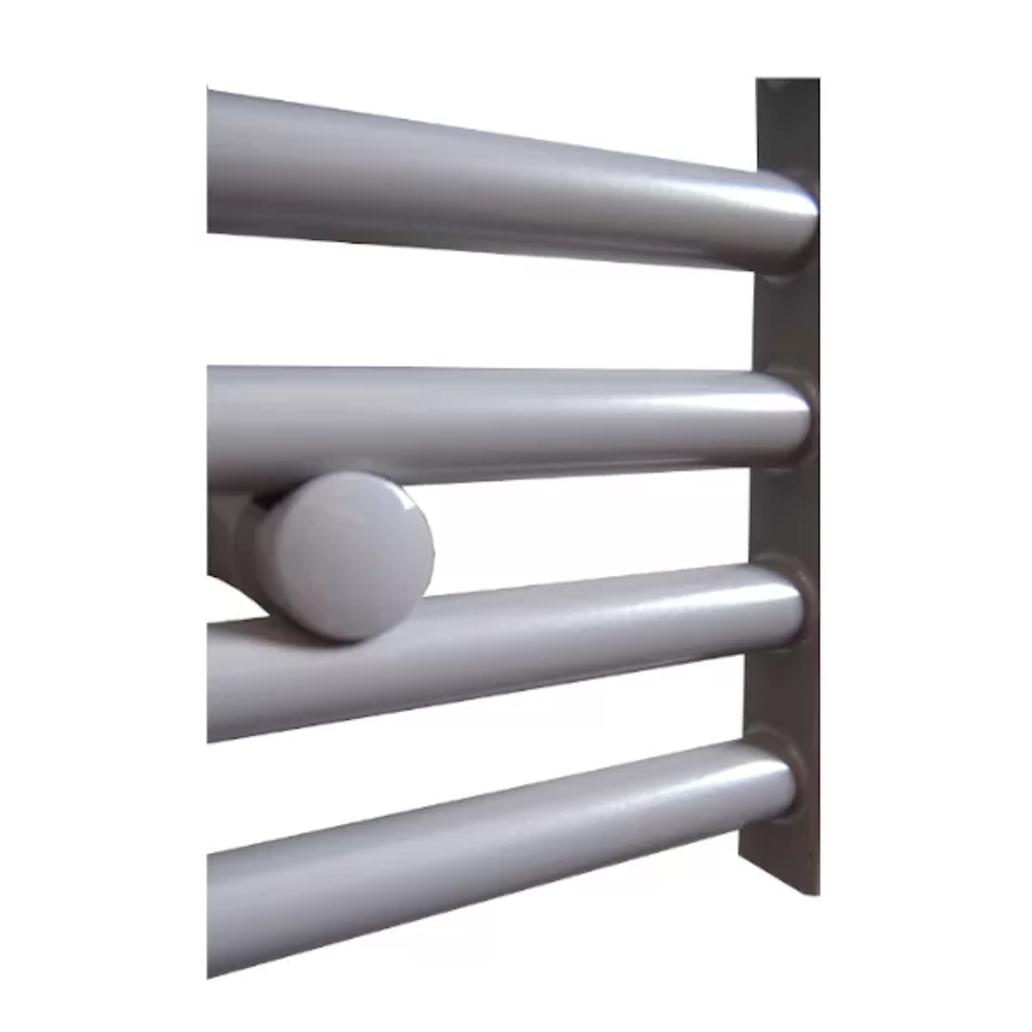 Radiator Sanicare Snode Met Wifi 172 x 60 cm Zilver Grijs Met Thermostaat Zwart Sanicare