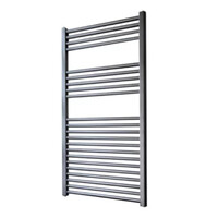 Radiator Sanicare Snode Met Wifi 111,8 x 60 cm Gunmetal Met Thermostaat Zwart