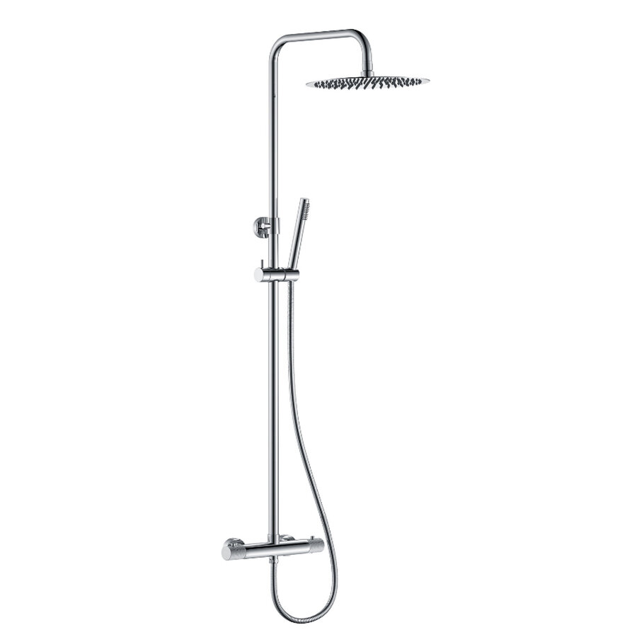 Regendoucheset Opbouw Wiesbaden Ridged Opbouw Chroom