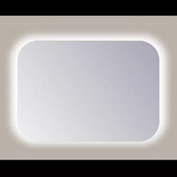 Spiegel Sanicare Q-Mirrors 65x60 cm Rechthoek Met Rondom LED Cold White en Afstandsbediening incl. ophangmateriaal