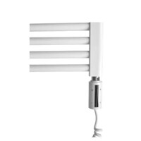 Radiator Sanicare Snode Met Wifi 111,8 x 45 cm Wit Met Thermostaat Zwart