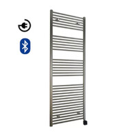 Radiator Sanicare Snode Met Wifi 172 x 45 cm Gunmetal Met Thermostaat Chroom