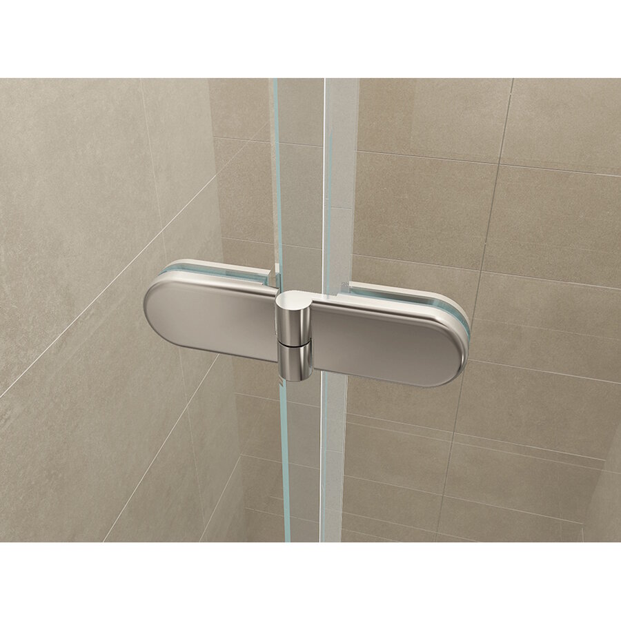 Wiesbaden vouwbare nisdeur 1000x2020 links 8mm NANO glas