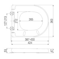 Closetzitting Vesta-Junior Met Softclose Deksel