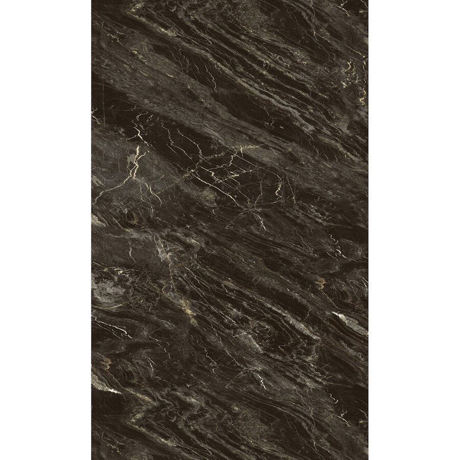 Wandpaneel Isodeco Rosseta Stone 120x260 cm SPC Mat Marmer Zwart (Prijs per Plaat)