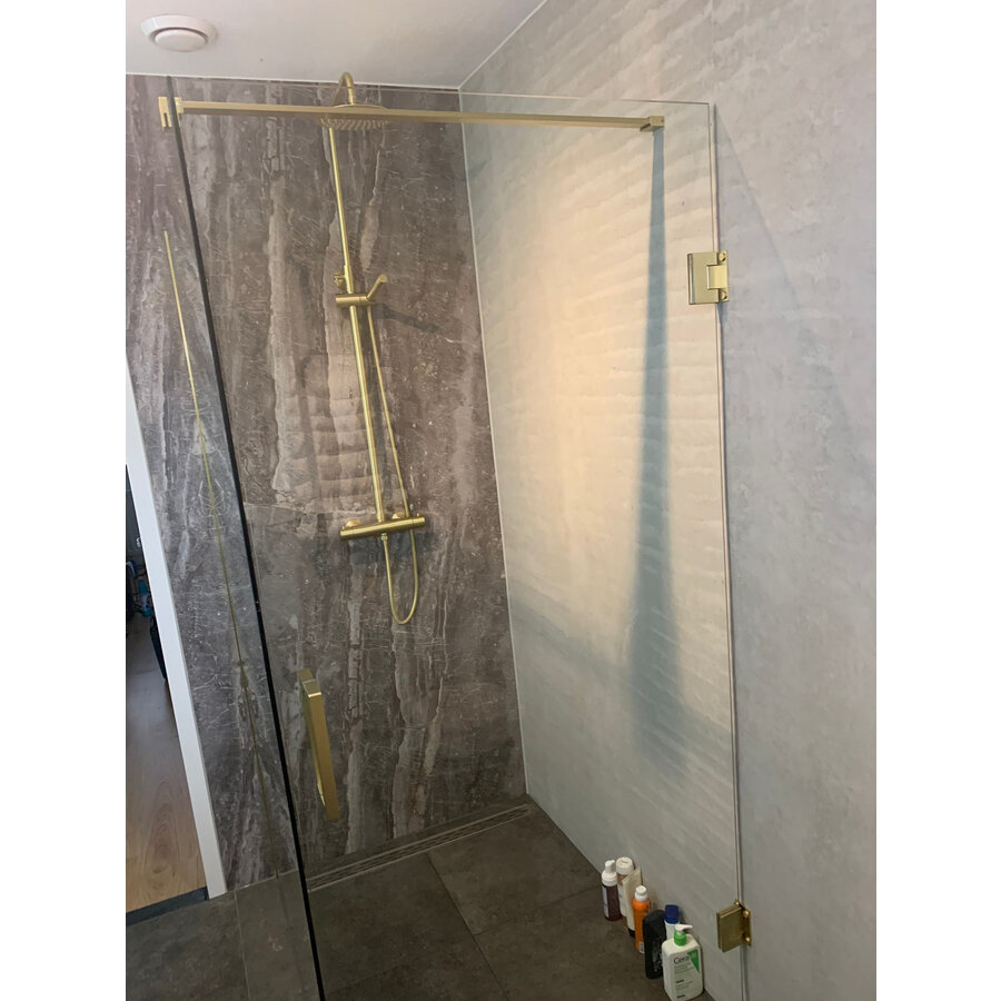 Wandpaneel Isodeco Geminis Granite 120x260 cm SPC Mat Donker Steen (Prijs per Plaat)