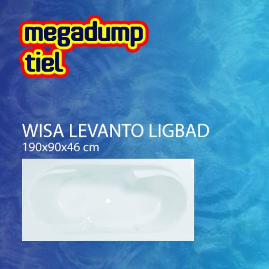 Ligbad Levanto 190X90X46 Cm Wit