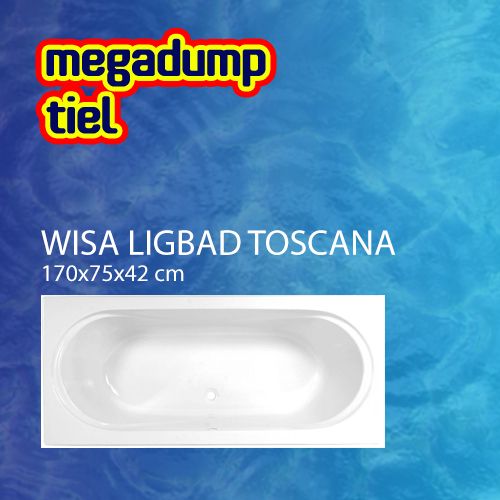 Wisa Ligbad Toscana Wit - Toscana 170x75x42 cm Wit