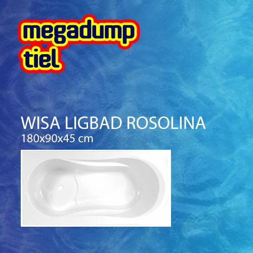 Ligbad Rosolina 180X90 cm Wit Wisa