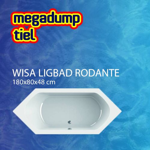 Wavedesign Ligbad Rodante Rodante 180x80x48 cm