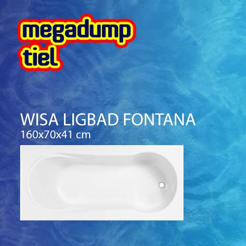 Wisa Ligbad Fontana Wit 160X70X41 cm - Fontana 160x70x41 cm