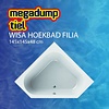 Hoekbad Filia 145X145X48 Cm