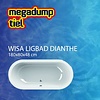Wavedesign Ligbad Wavedesign Dianthe Wit 180X80X48 Cm
