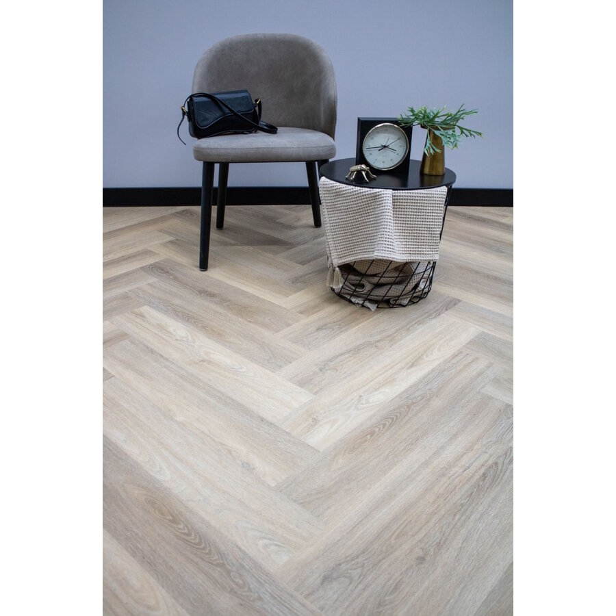 Plak PVC EKO Herringbone collection 12,2 x 61 x 0,25 cm Visgraat Amazone (Doosinhoud: 1,79 m2)