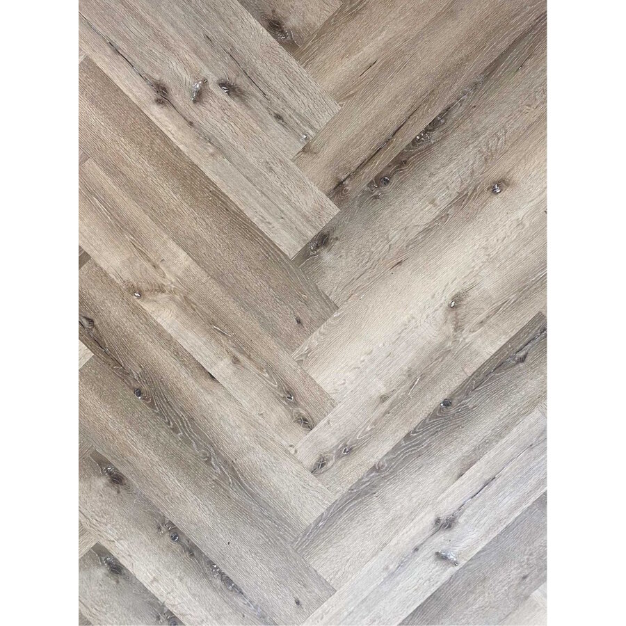Plak PVC EKO Herringbone collection 12,2 x 61 x 0,25 cm Visgraat Moezel (Doosinhoud: 1,79 m2)