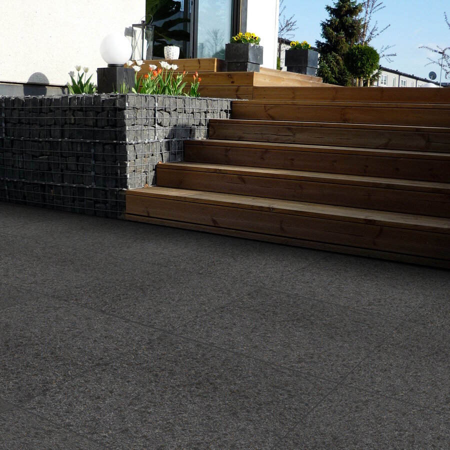 NIET MEER LEVERBAAR Ceramaxx Basaltina Granietlook 60x60x2 cm 5411170916063 (Prijs Per M2)