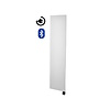 Sanicare Radiator Sanicare Denso Met Bluetooth 180 x 40 cm Mat Wit Thermostaat Zwart Rechtsonder