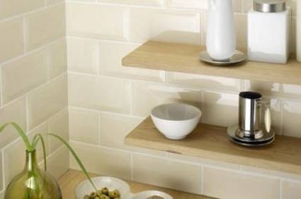 Wandtegels Metro 10X20 Hoogglans Crème Gio Gres