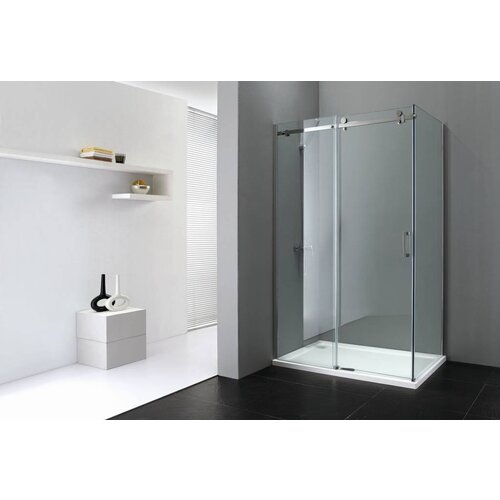 Douchecabine Vierkant 100X80X200Cm 8Mm Glas Met Anti-Kalk 