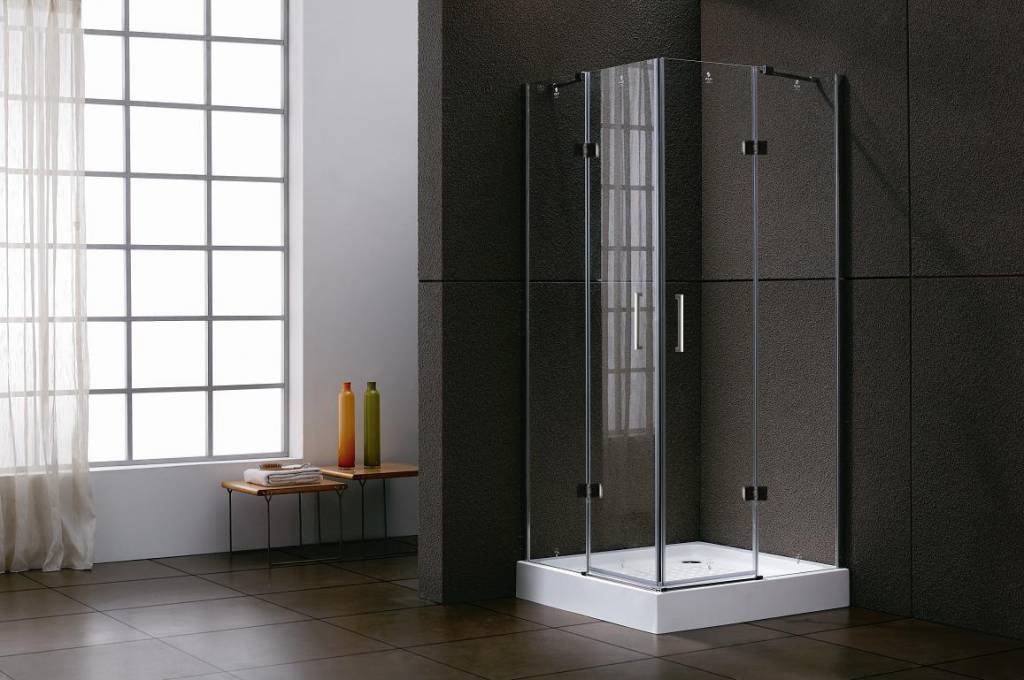 Aqua Royal Douchecabine Vierkant 90X90X192 cm 8 mm Veiligheidsglas - Douchecabine Zonder Douchebak