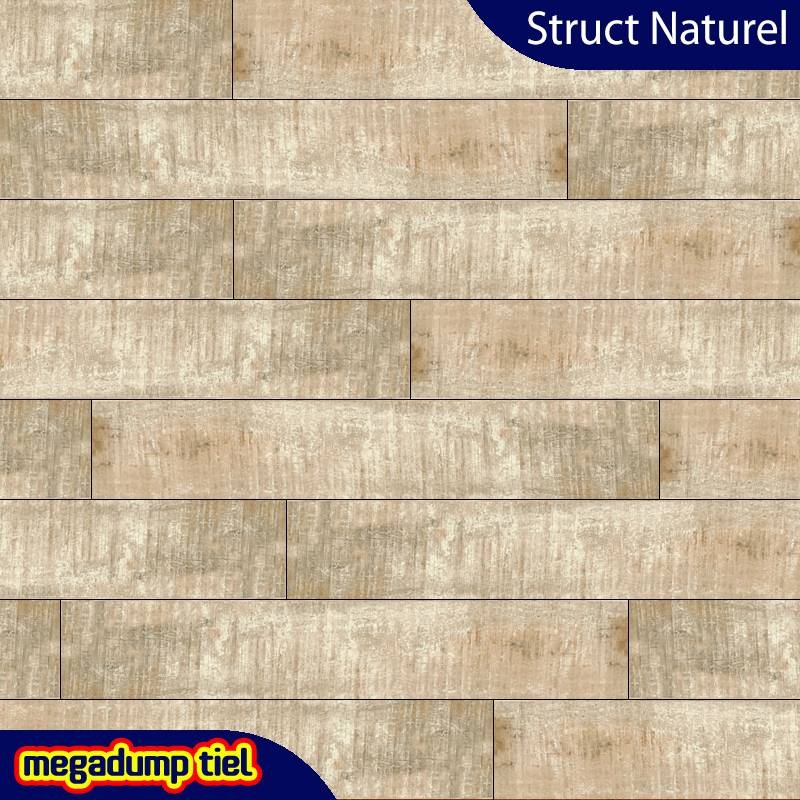 Monocibec Houtlook Vloertegel Structuur 20X114 - Struct Natural