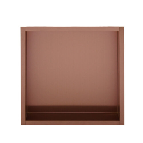 Inbouwnis Sanilux Napo Wand 30x30x7 cm Brons 