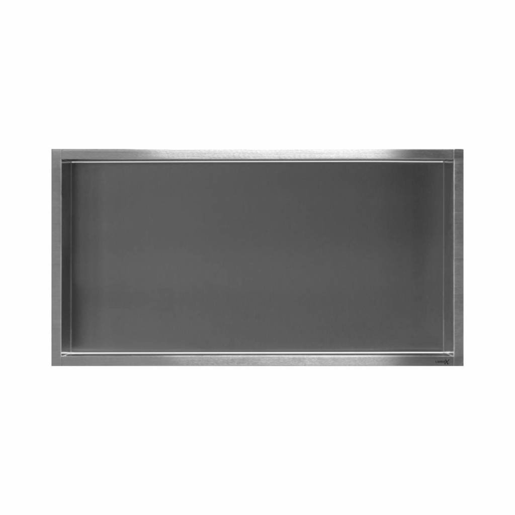 Inbouwnis LoooX boX 60x30x7 cm RVS Looox