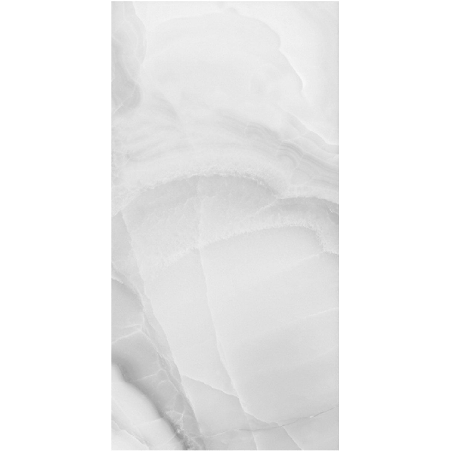 Vloertegel Mykonos Harvey White 60x120 cm Glans Mykonos