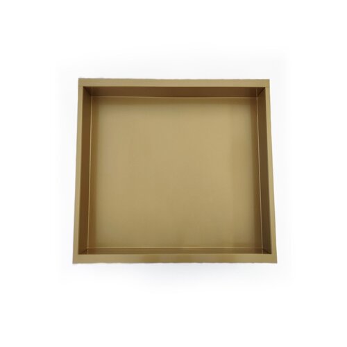 Inbouwnis AQS 30x30x10 cm RVS Goud 