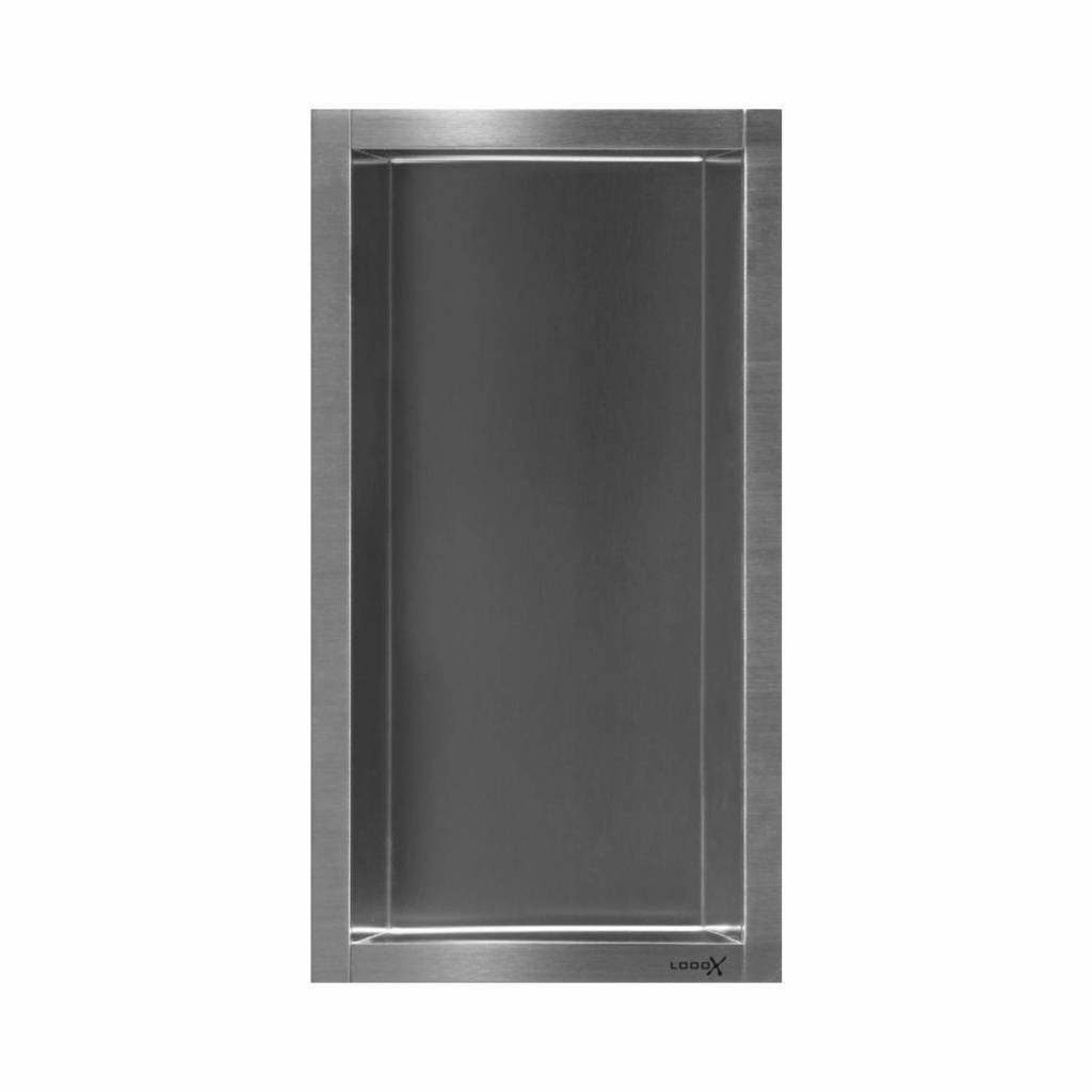 Inbouwnis LoooX boX 15x30x7 cm RVS Looox